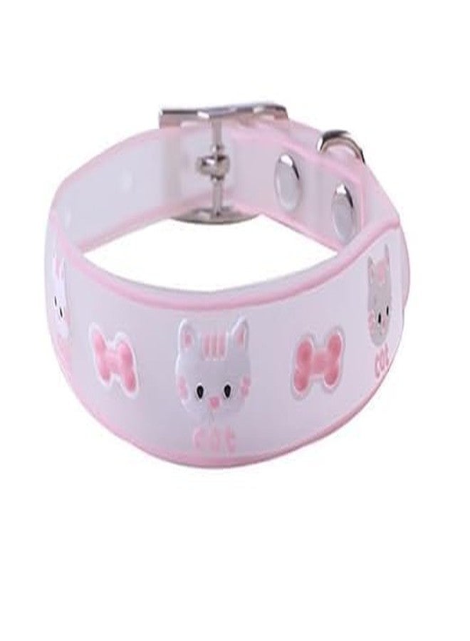 PET FUN طوق قطط عاكس من PET FUN® مع جرس | مشبك أمان قابل للتعديل والفك للقطط الصغيرة | طوق حيوانات أليفة متوهج في الظلام مرئي ليلاً - Image 4